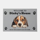Beagle Dog Deurmat (Voorkant)