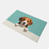 Beagle Dog Doormat Art Deurmat (Schuin)