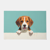 Beagle Dog Doormat Art Deurmat (Voorkant)