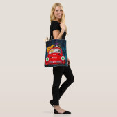 Beagle Dog Driving Car Scary Halloween Tote Bag (Op model)