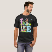 Beagle Dog Easter Egg Hunt Love Beagle Easter Sun T-shirt (Voorkant volledig)