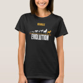 Beagle Dog Evolution T-shirt (Voorkant)