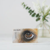 Beagle Dog Eye Design visitekaartje (Staand voorkant)
