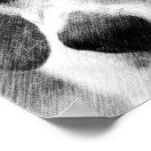 Beagle Dog Face Pencil Art Poster (Hoek)