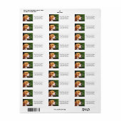 Beagle Dog Face Return Address Mailing Stickers (Full Sheet)