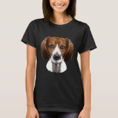 Beagle Dog Face T-shirt (Voorkant)