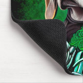 Beagle Dog fiets St. Patrick's Day Muismat (Hoek)