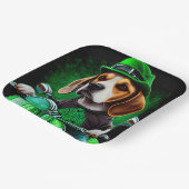 Beagle Dog fiets St. Patrick's Day Papieren Bordje (Gebogen)