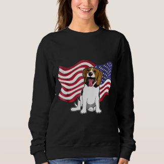 Beagle Dog Flag America Beagle Dog Trui