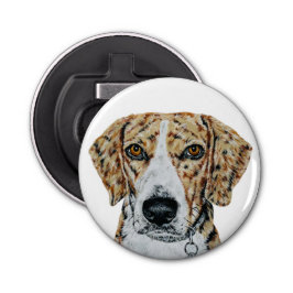 Beagle Dog flesopener Button Flesopener