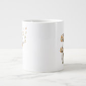 Beagle Dog Flower Fly Dandelion Hondenliefhebbers Grote Koffiekop (Voorkant)