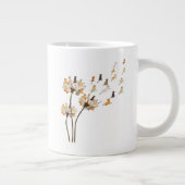 Beagle Dog Flower Fly Dandelion Hondenliefhebbers Grote Koffiekop (Rechts)