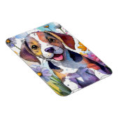 Beagle Dog foto magneet (Rechterzijde)