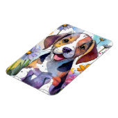 Beagle Dog foto magneet (Linkerzijde)