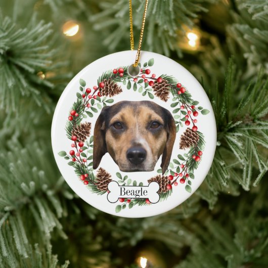 Beagle Dog Gepersonaliseerd Ornament voor huisdier (Boom)