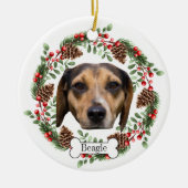 Beagle Dog Gepersonaliseerd Ornament voor huisdier (Voorkant)