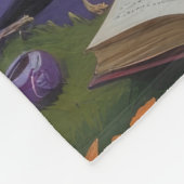 Beagle Dog grillige Halloween schilderij Fleece Deken (Hoek)