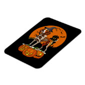 Beagle Dog Halloween Magneet (Linkerzijde)