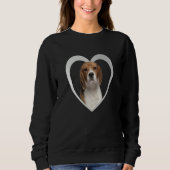 Beagle Dog Heart Beagle Trui (Voorkant)