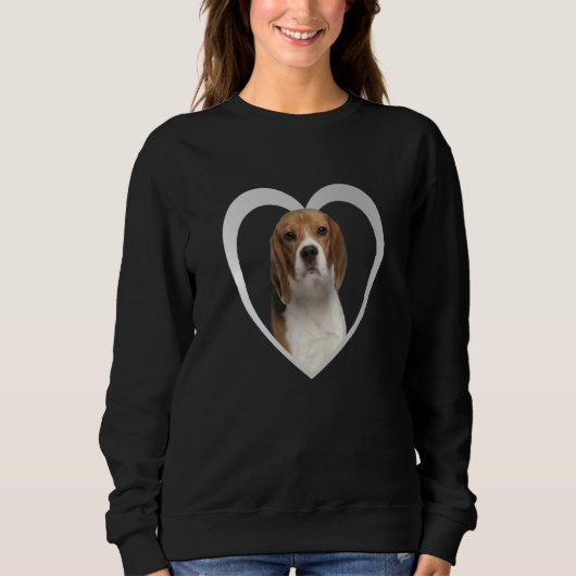 Beagle Dog Heart Beagle Trui (Voorkant)