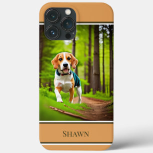 Beagle Dog in Bossen Rustisch Case-Mate iPhone Case