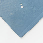 Beagle Dog in Sledge Laat het Sneeuw Kerstmis Fleece Deken (Hoek)