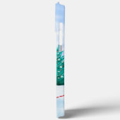 Beagle Dog in sneeuwkersthondenhuis Case-Mate iPhone Case (Achterkant / Links)