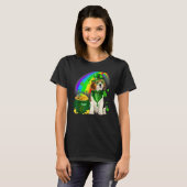 Beagle Dog Irish Leprechaun Saint St Patrick Day T-shirt (Voorkant volledig)