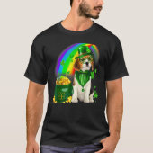 Beagle Dog Irish Leprechaun Saint St Patrick Day T-shirt (Voorkant)