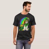 Beagle Dog Irish Leprechaun Saint St Patrick Day T-shirt (Voorkant volledig)
