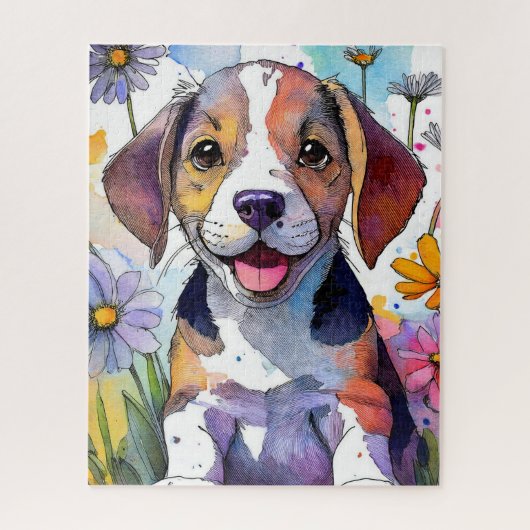 Beagle Dog Jigsaw Puzzel (Verticaal)