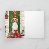Beagle Dog Kerstmis Kaart (Binnen)