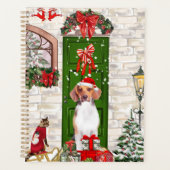Beagle Dog Kerstmis Planner (Voorkant)