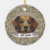 Beagle Dog Loving Memory ornament (Voorkant)