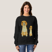 Beagle Dog Mama Puppy Hunting Dog Trui (Voorkant volledig)