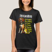 Beagle Dog Meme T-shirt (Voorkant)
