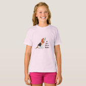 Beagle Dog Mijn beste vriend - Aangepaste naam T-shirt (Voorkant volledig)