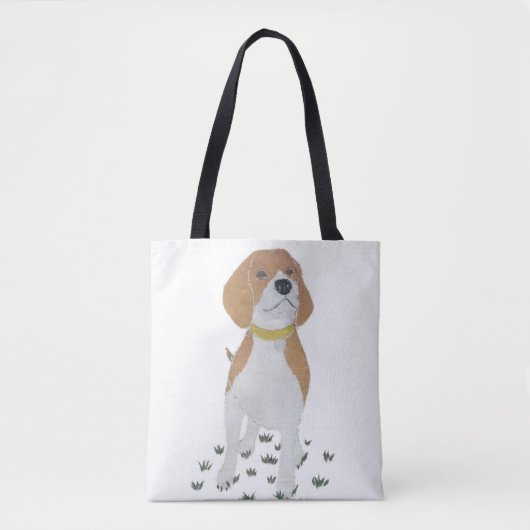 Beagle, Dog, Modern Tote Bag (Voorkant)