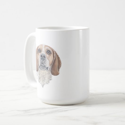 Beagle Dog Mok | 15 oz. (Voorkant links)