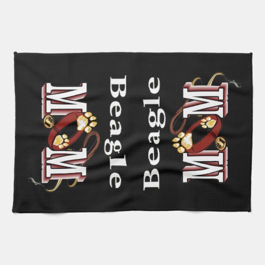 Beagle Dog MOM Theedoek (Horizontaal)