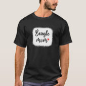 Beagle Dog Mom Womens Beagle T-shirt (Voorkant)