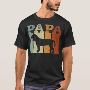 Beagle Dog of Puppy Owner - PAPA Retro T-shirt