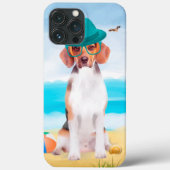 Beagle Dog op strand Case-Mate iPhone Case (Achterkant)