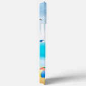 Beagle Dog op strand Case-Mate iPhone Case (Achterkant / Rechts)