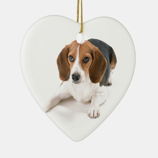 Beagle Dog Ornament (Rechts)