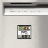 Beagle Dog Owner and Proud Puppy Dog Photo Collage Magneet (Insitu (Vaatwasser))