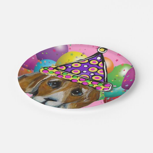 BEAGLE DOG PAPIEREN BORDJE (Gekanteld)