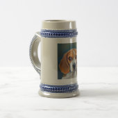 Beagle - Dog Portrait Bierpul (Voorkant links)