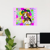 Beagle Dog Poster (Thuiskantoor)