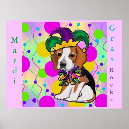 Beagle Dog Poster (Voorkant)